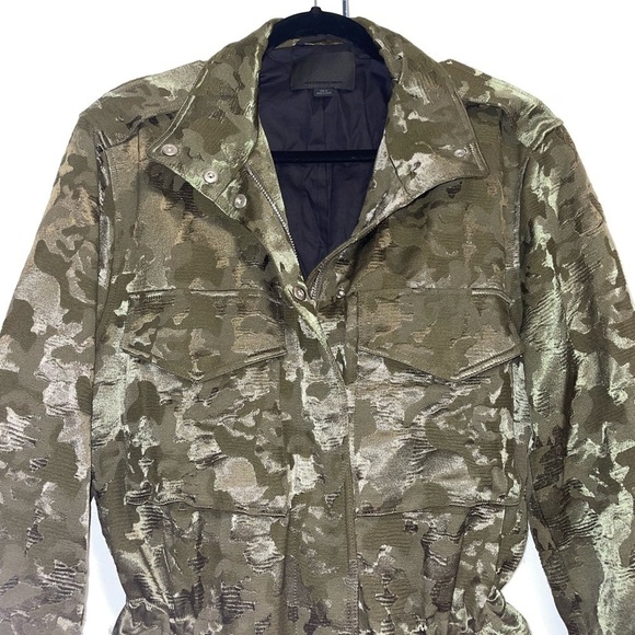 Alexander Wang Camo Jacquard Military Cargo Jacket XS - Picture 10 of 15